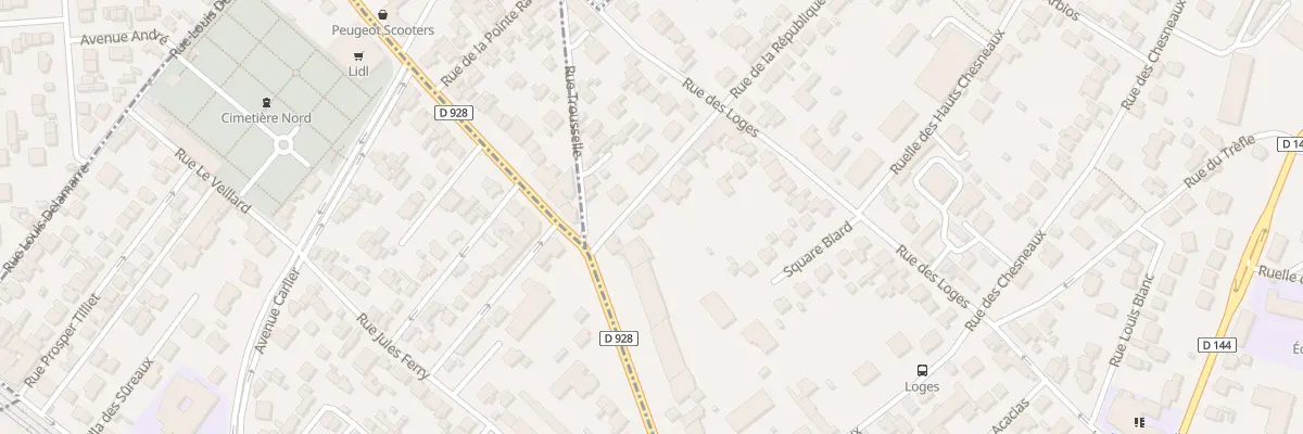 Plan du 99 Rue de la République à Montmorency