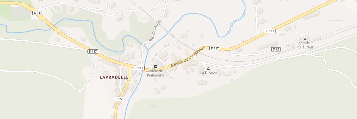 Plan du 100A Lapradelle à Puilaurens