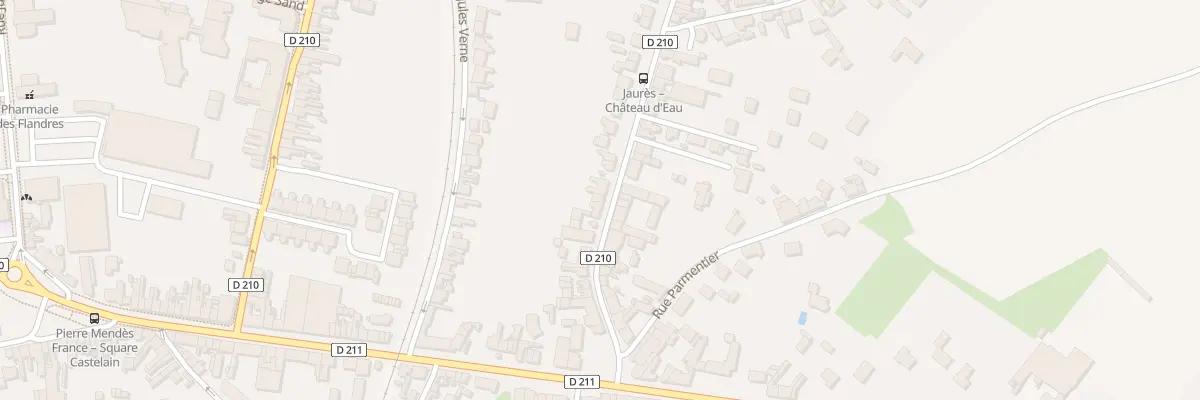 Plan du 25 Rue Jean Jaurès à Arques