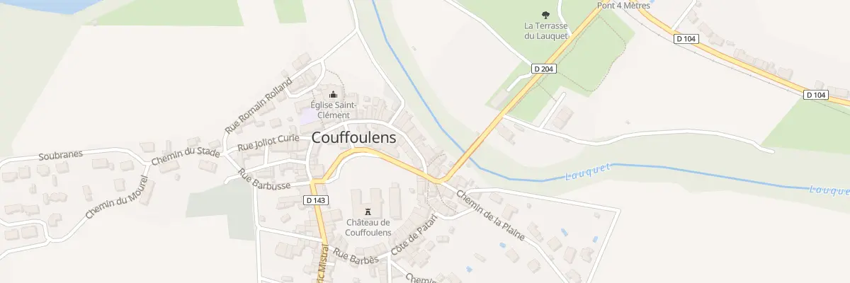 Plan du 46 Le Village à Couffoulens