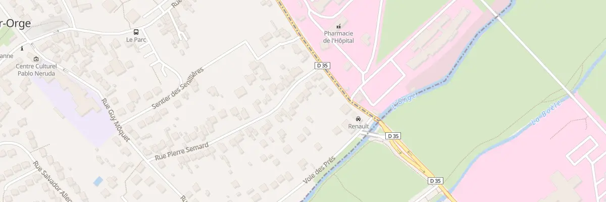 Plan du 3 Rue Pierre Semard à Villiers-sur-Orge