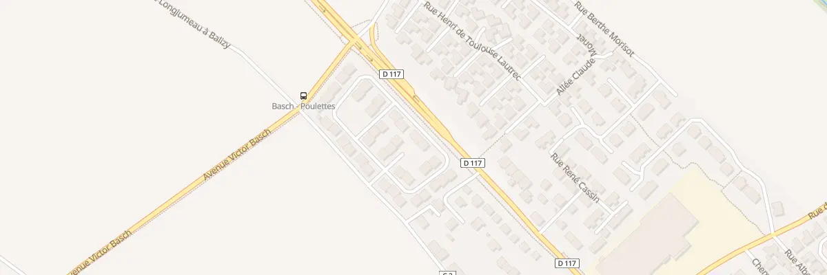 Plan du 42 Rue des Poulettes à Longjumeau