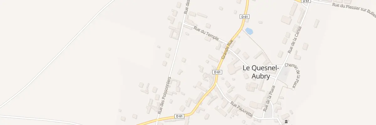 Plan du 16 Rue des Poissonniers au Quesnel-Aubry