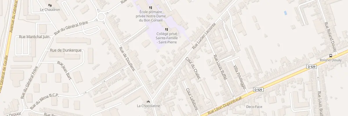 Plan du 51 Rue Lucien Lecointe à Amiens