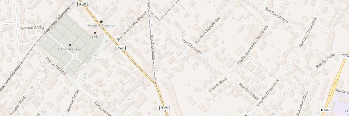 Plan du 94B Rue de la République à Montmorency