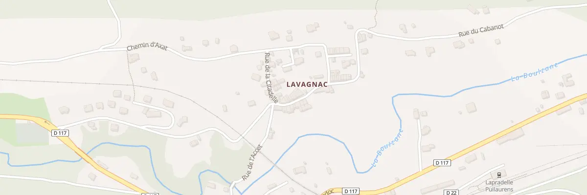 Plan du 118 Lavagnac à Puilaurens