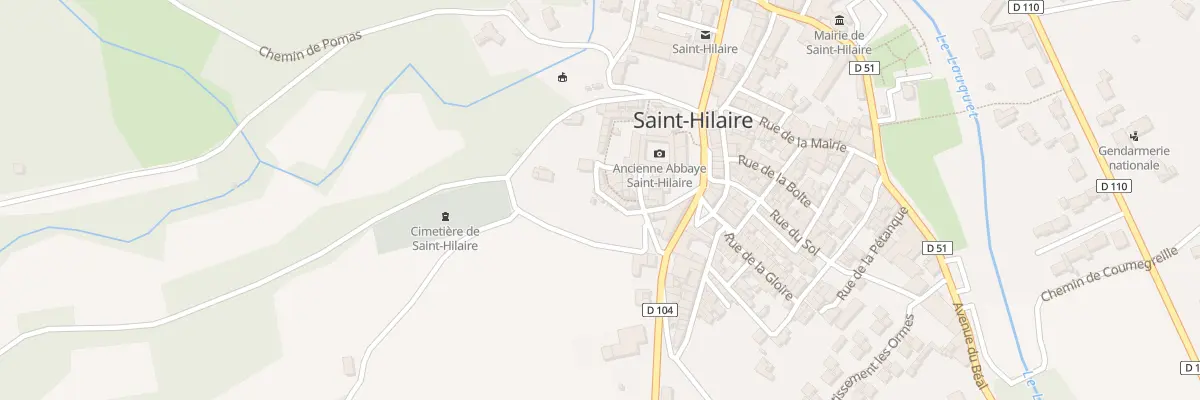 Plan du 239 Le Village à Saint-Hilaire