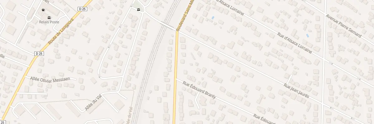 Plan du 93B Bd Saint Michel à Sainte-Geneviève-des-Bois
