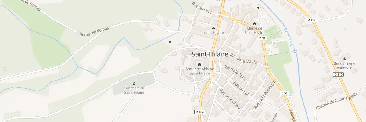Plan du 3 Rue du Pont Levis à Saint-Hilaire