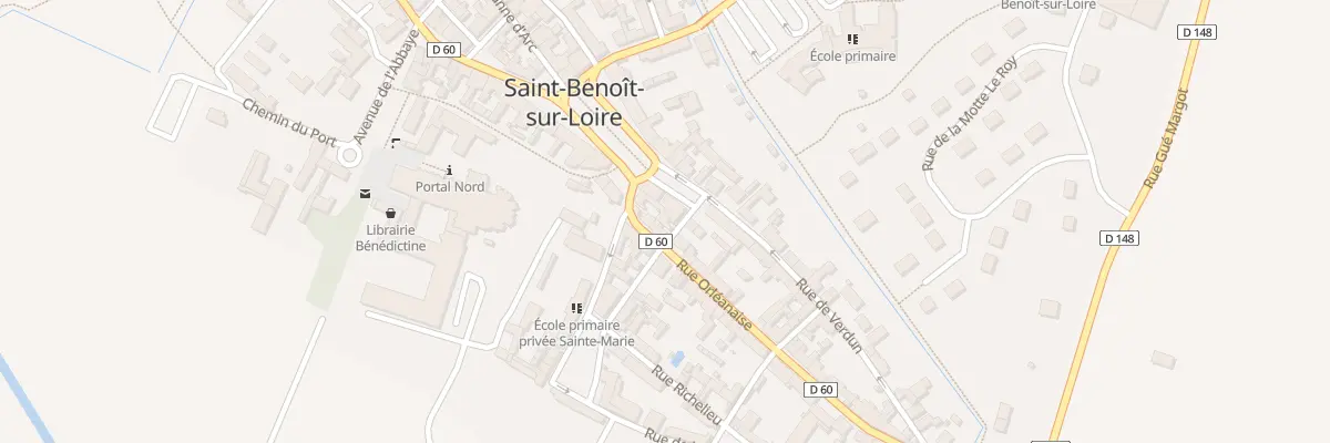 Plan du 3 Rue St Denis à Saint-Benoît-sur-Loire