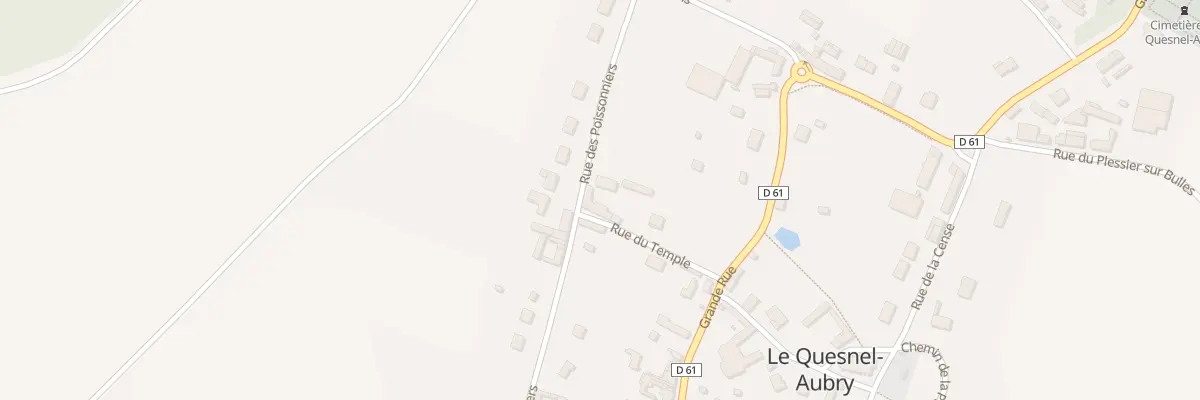 Plan du 26 Rue des Poissonniers au Quesnel-Aubry