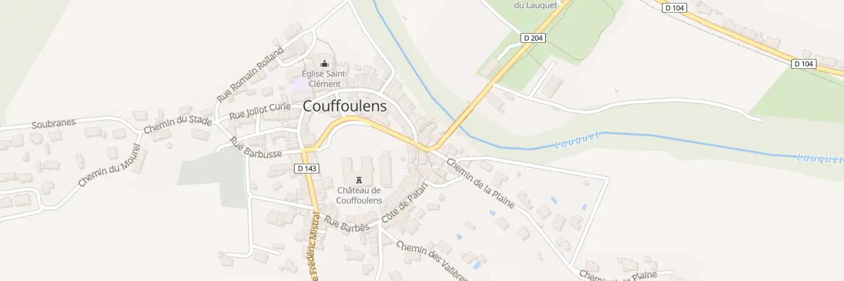 Plan du 115 Le Village à Couffoulens