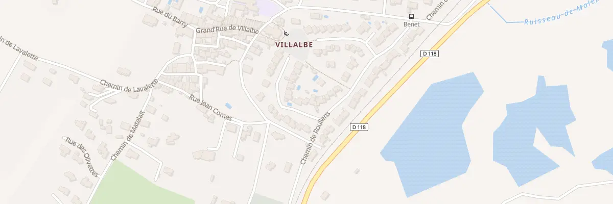 Plan du 9004 Imp Bénet à Carcassonne