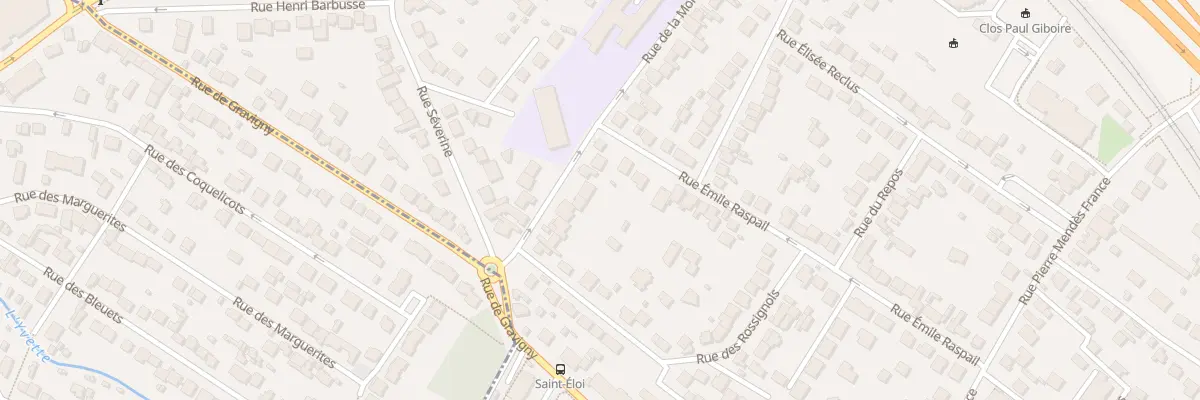 Plan du 14 Rue de la Montagne à Chilly-Mazarin