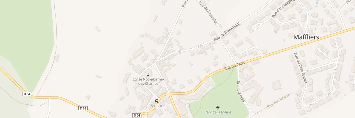 Plan du 8 Rue de Beaumont à Maffliers