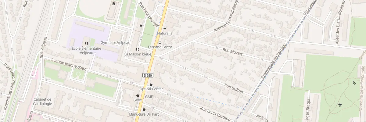 Plan du 5 Rue Buffon à Antony