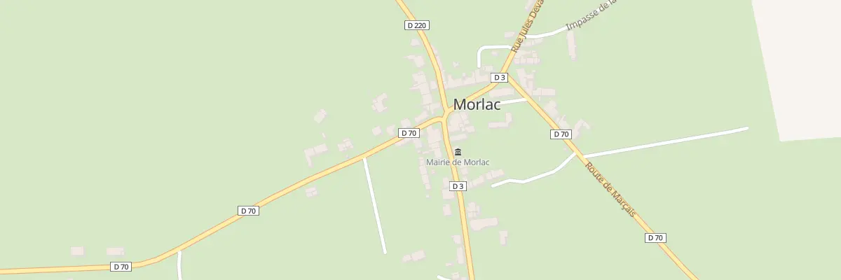 Plan du 1 Rue de l’Auberiau à Morlac