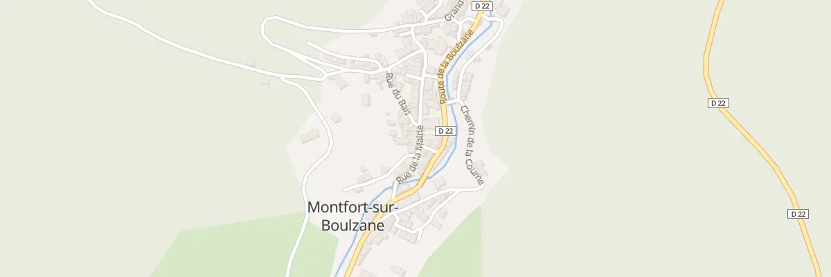 Plan du 2 Rue de la Mairie à Montfort-sur-Boulzane
