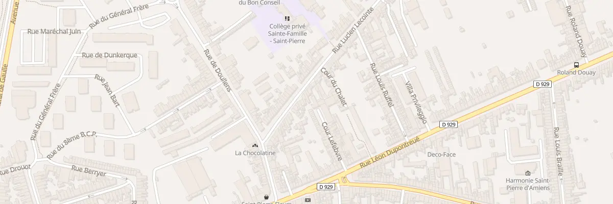 Plan du 40 Rue Lucien Lecointe à Amiens