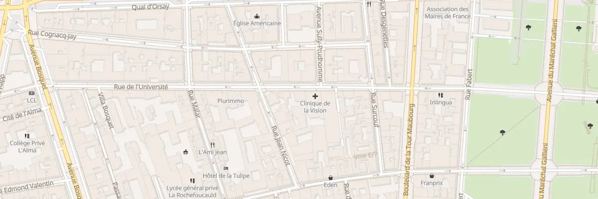 Plan du 133 Rue de l’Université à Paris 7e Arrondissement