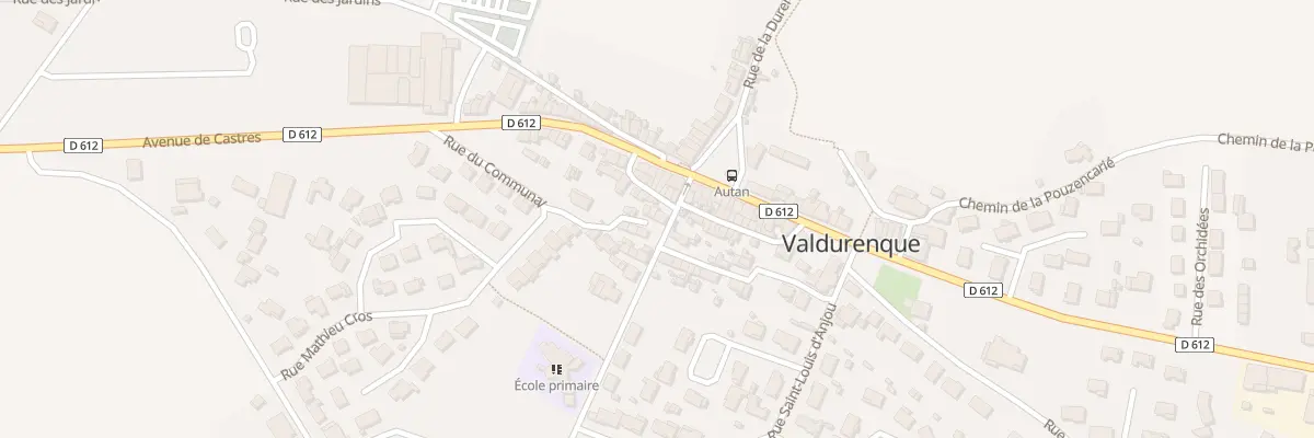 Plan du 3 Rue du Communal à Valdurenque