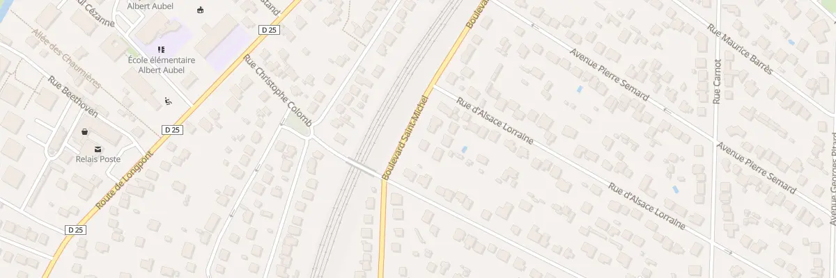 Plan du 77 Bd Saint Michel à Sainte-Geneviève-des-Bois