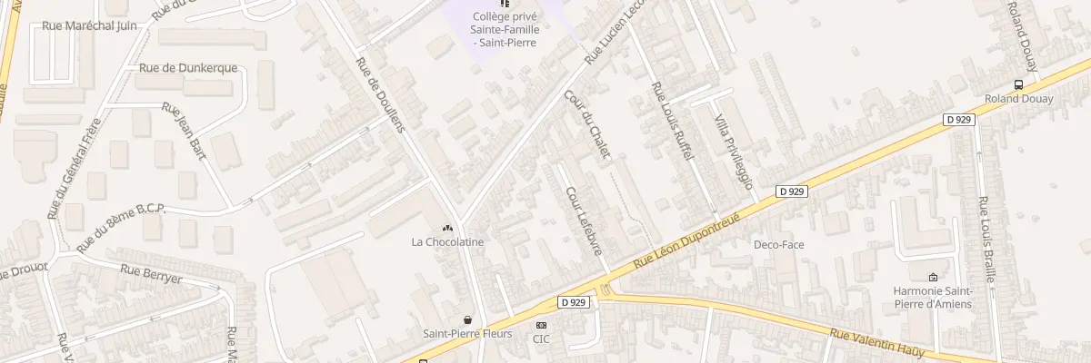 Plan du 38 Rue Lucien Lecointe à Amiens