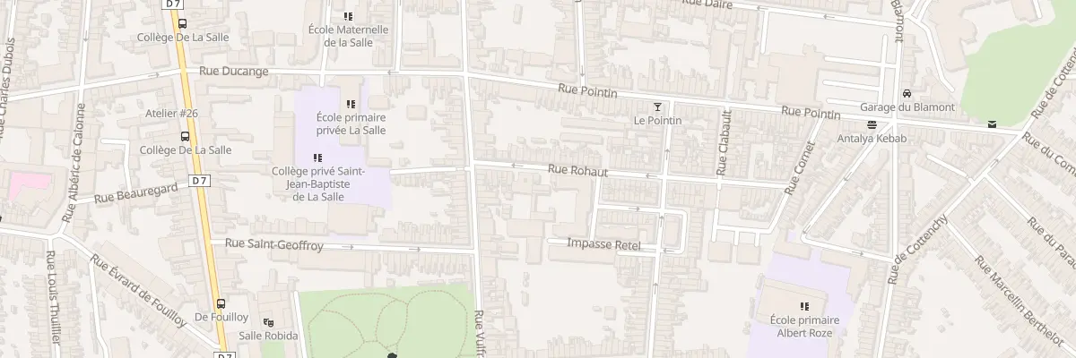 Plan du 14 Rue Rohaut à Amiens