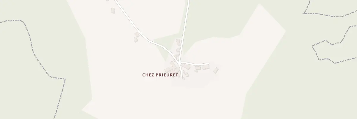 Plan du 1 Chez Prieuret à Magnat-l’Étrange