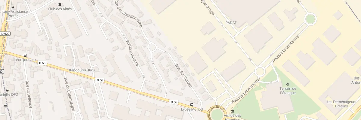 Plan du 11 Rue des Canaris à Antony