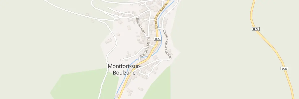 Plan du 7 Rue de la Mairie à Montfort-sur-Boulzane