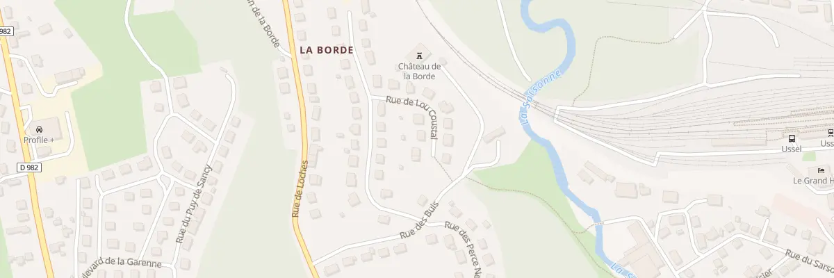 Plan du 6 Rue de Lou Coustal à Ussel