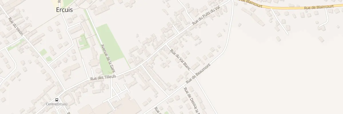 Plan du 56T Rue du Puits du Val à Ercuis