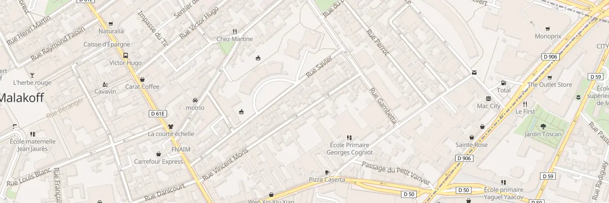 Plan du 51 Rue Vincent Moris à Malakoff