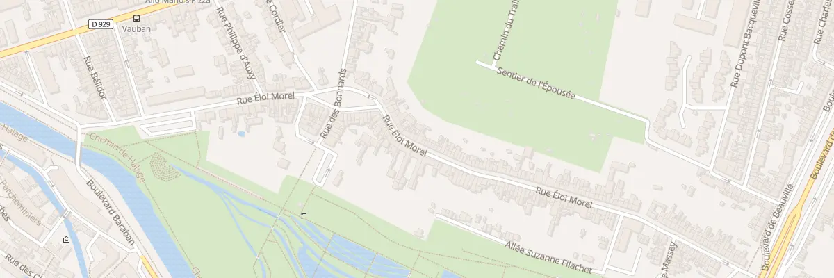 Plan du 115 Rue Eloi Morel à Amiens