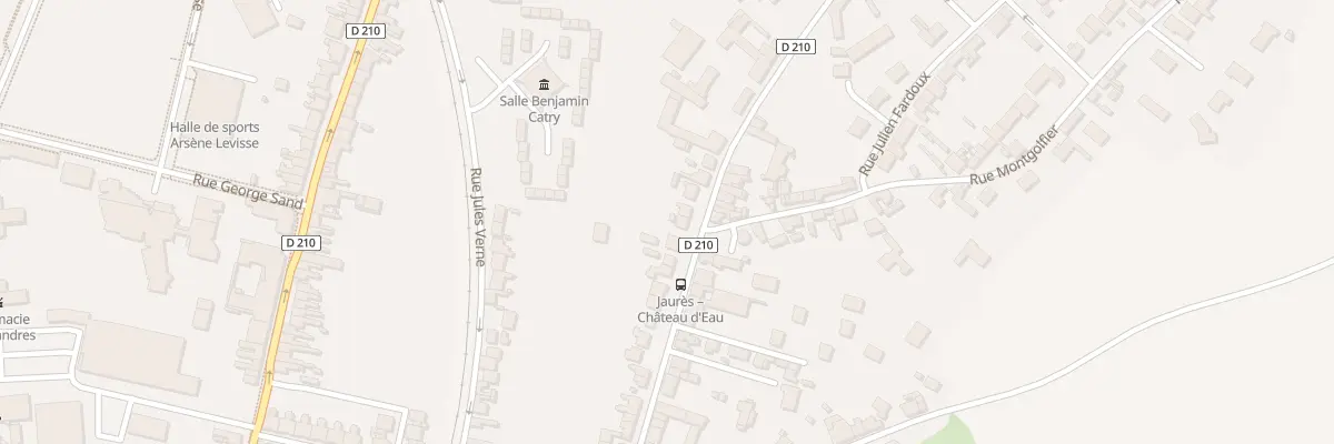 Plan du 33C Rue Jean Jaurès à Arques