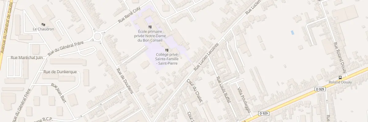 Plan du 73 Rue Lucien Lecointe à Amiens