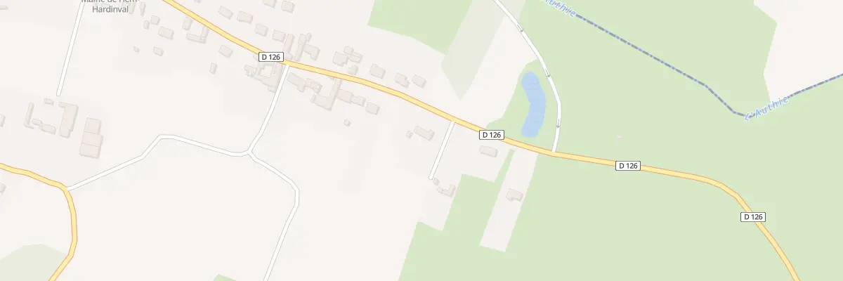 Plan du 606 Rue de l’église à Hem-Hardinval
