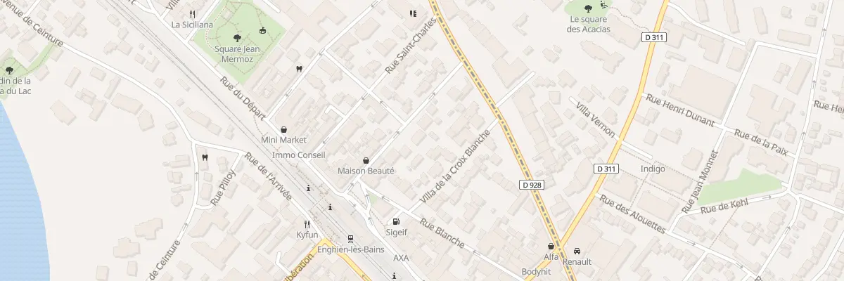 Plan du 8B Rue Gaston Israël à Enghien-les-Bains