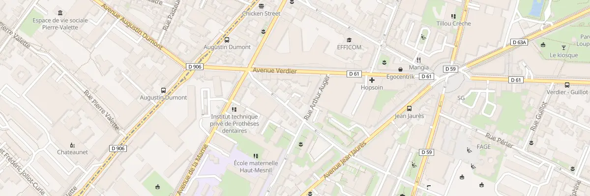 Plan du 4 Rue Marcel Sembat à Montrouge