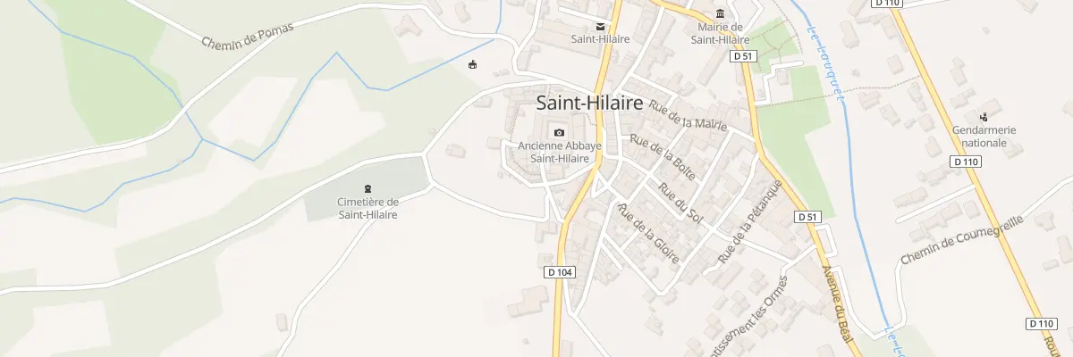 Plan du 1 Rue Haute du Fort à Saint-Hilaire