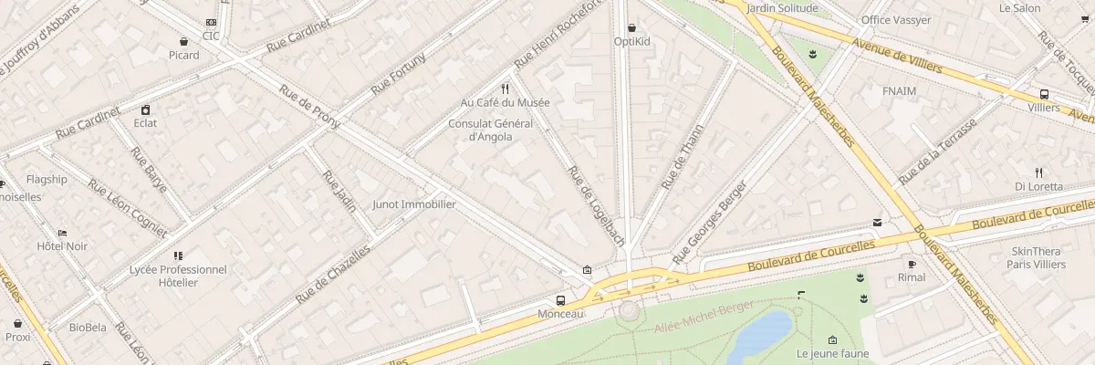 Plan du 5 Rue de Logelbach à Paris 17e Arrondissement