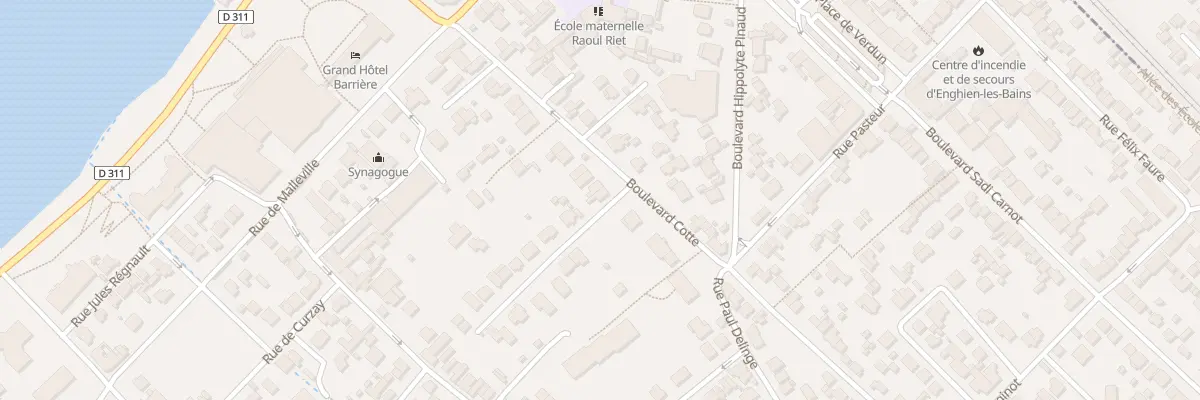 Plan du 26 Bd Cotte à Enghien-les-Bains