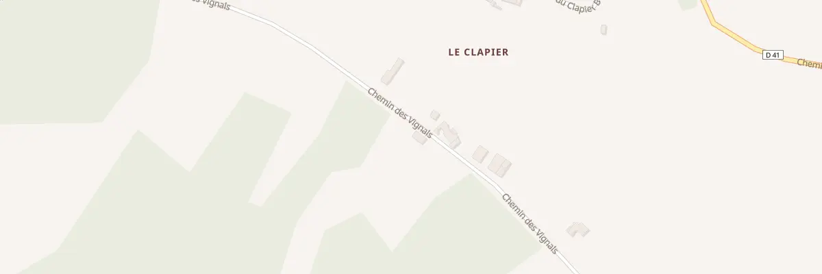 Plan du 1537 Che des Vignals à Terre-de-Bancalié
