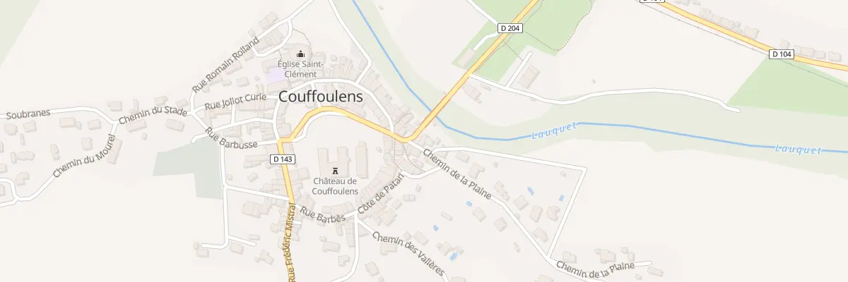 Plan du 112 Le Village à Couffoulens