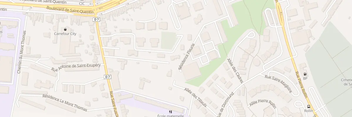 Plan du 227 Rue Saint-Fuscien à Amiens