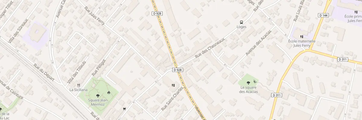 Plan du 106 Rue des Chesneaux à Montmorency
