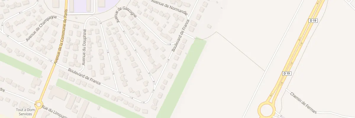 Plan du 124 Bd de France à Brétigny-sur-Orge