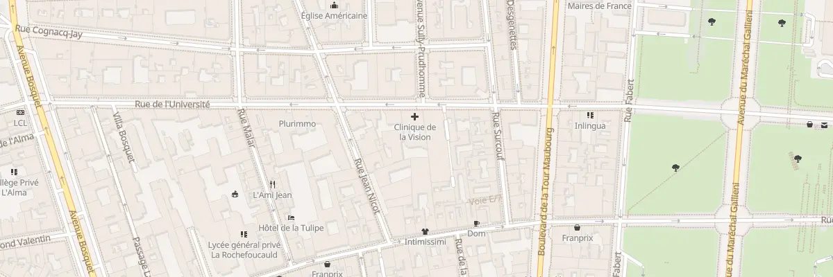 Plan du 131 Rue de l’Université à Paris 7e Arrondissement