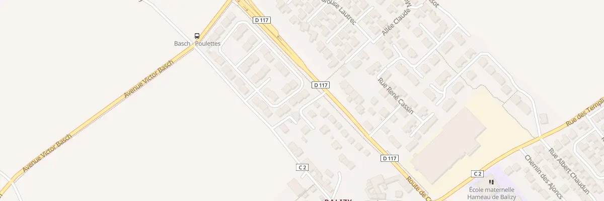 Plan du 32 Rue des Poulettes à Longjumeau